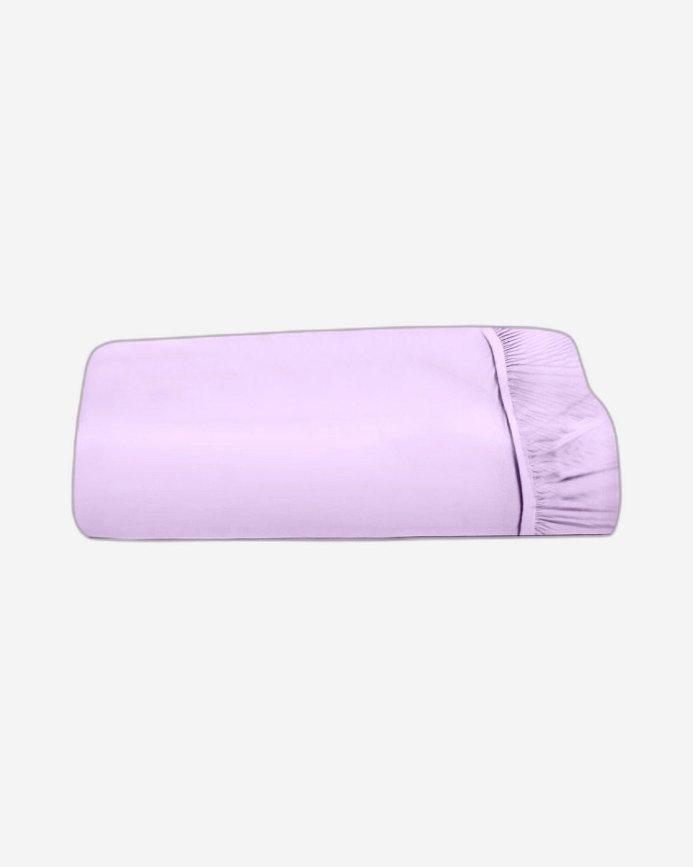 Cotton Home Fitted Sheet 1Pc Super Soft Light Purple
