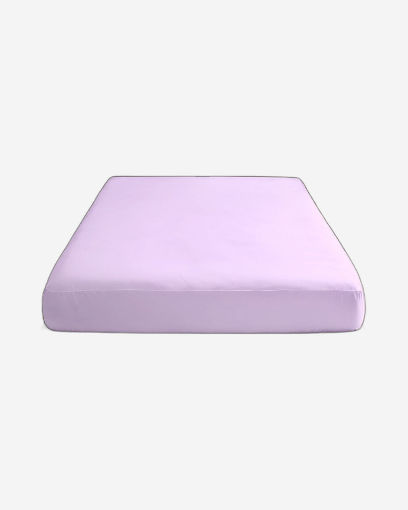 Cotton Home Fitted Sheet 1Pc Super Soft Light Purple