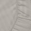 Cotton Home Fitted Sheet Set 3Pc Stripe Light Brown