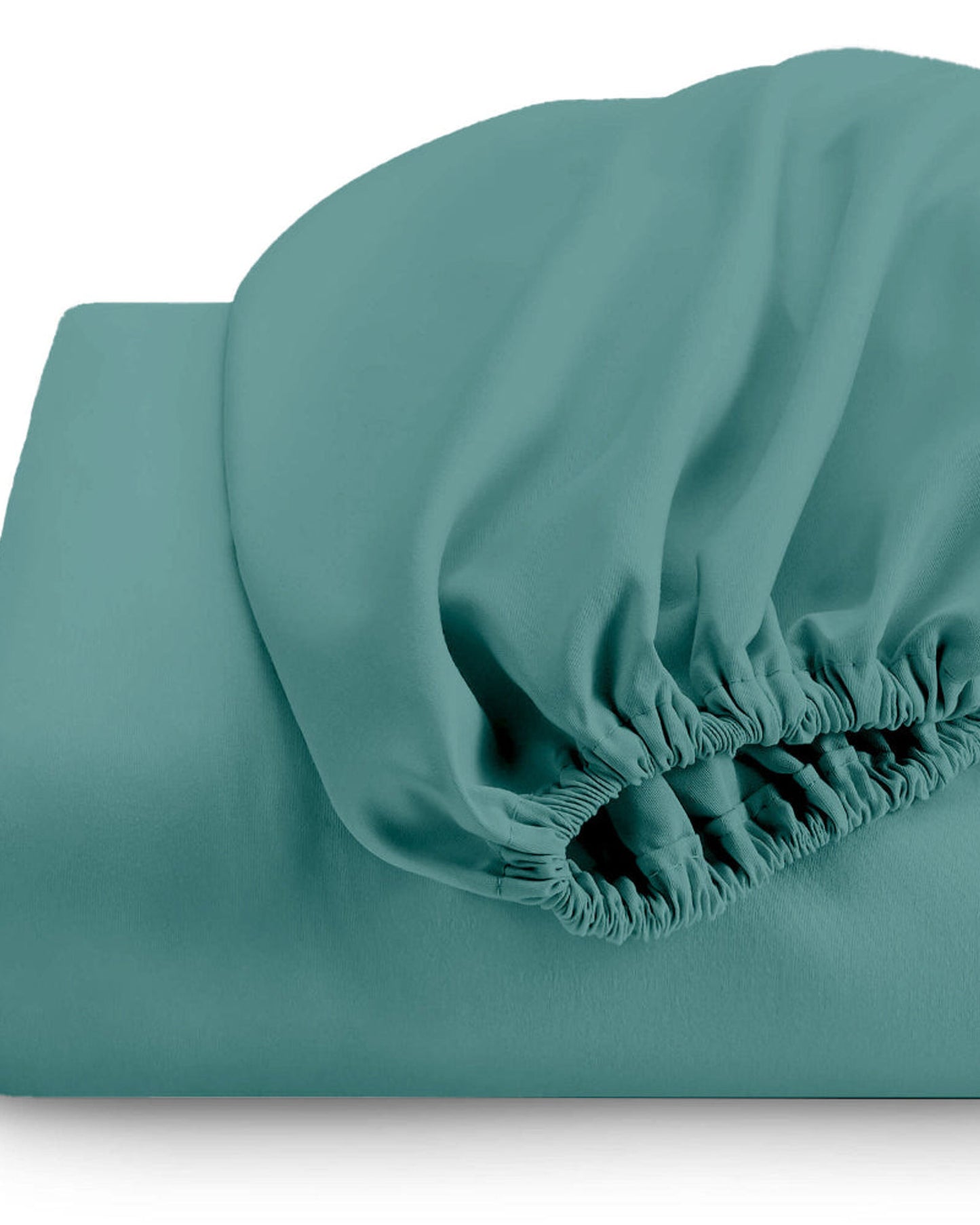 Cotton Home Fitted Sheet 1Pc Super Soft Teal