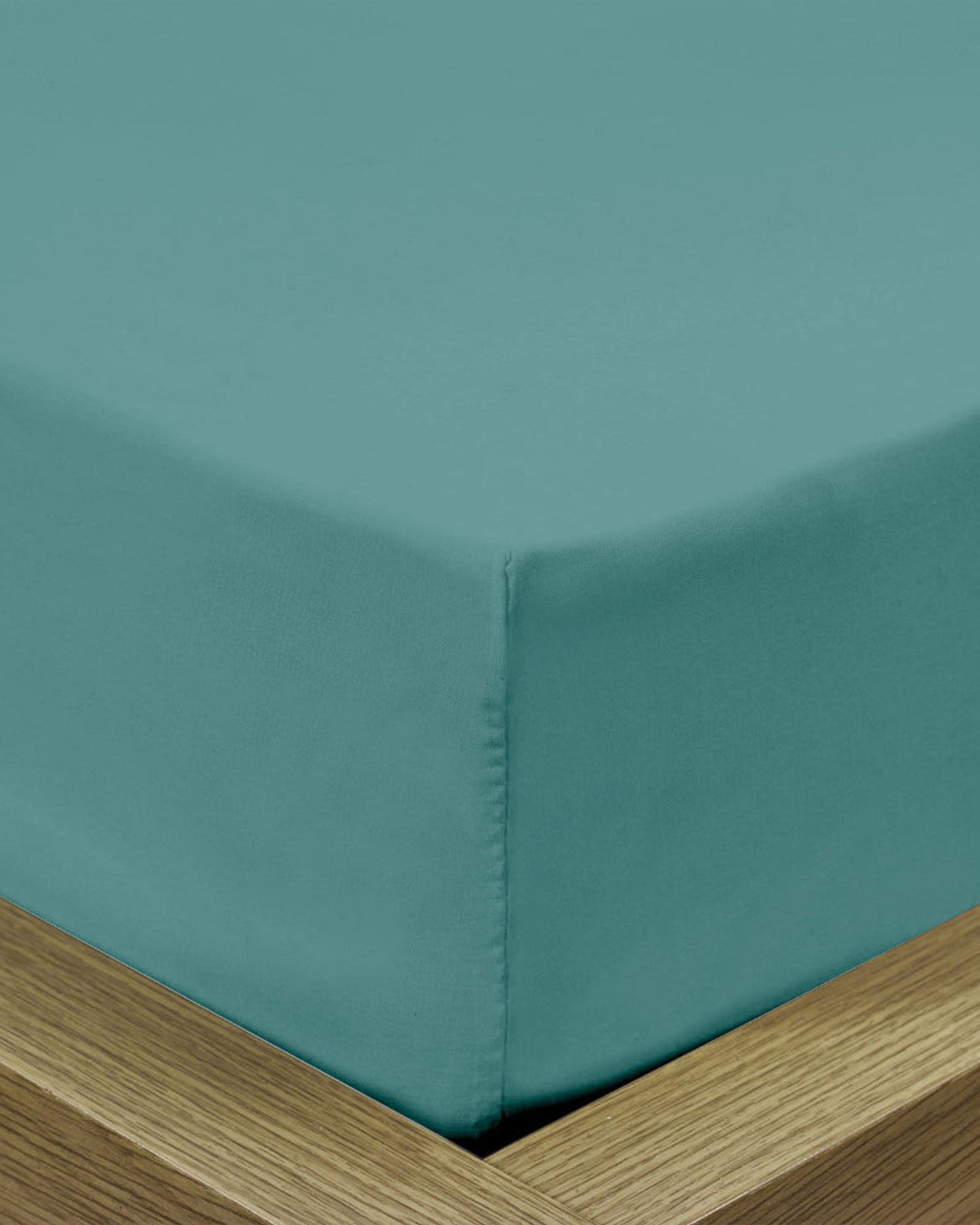 Cotton Home Fitted Sheet 1Pc Super Soft Teal