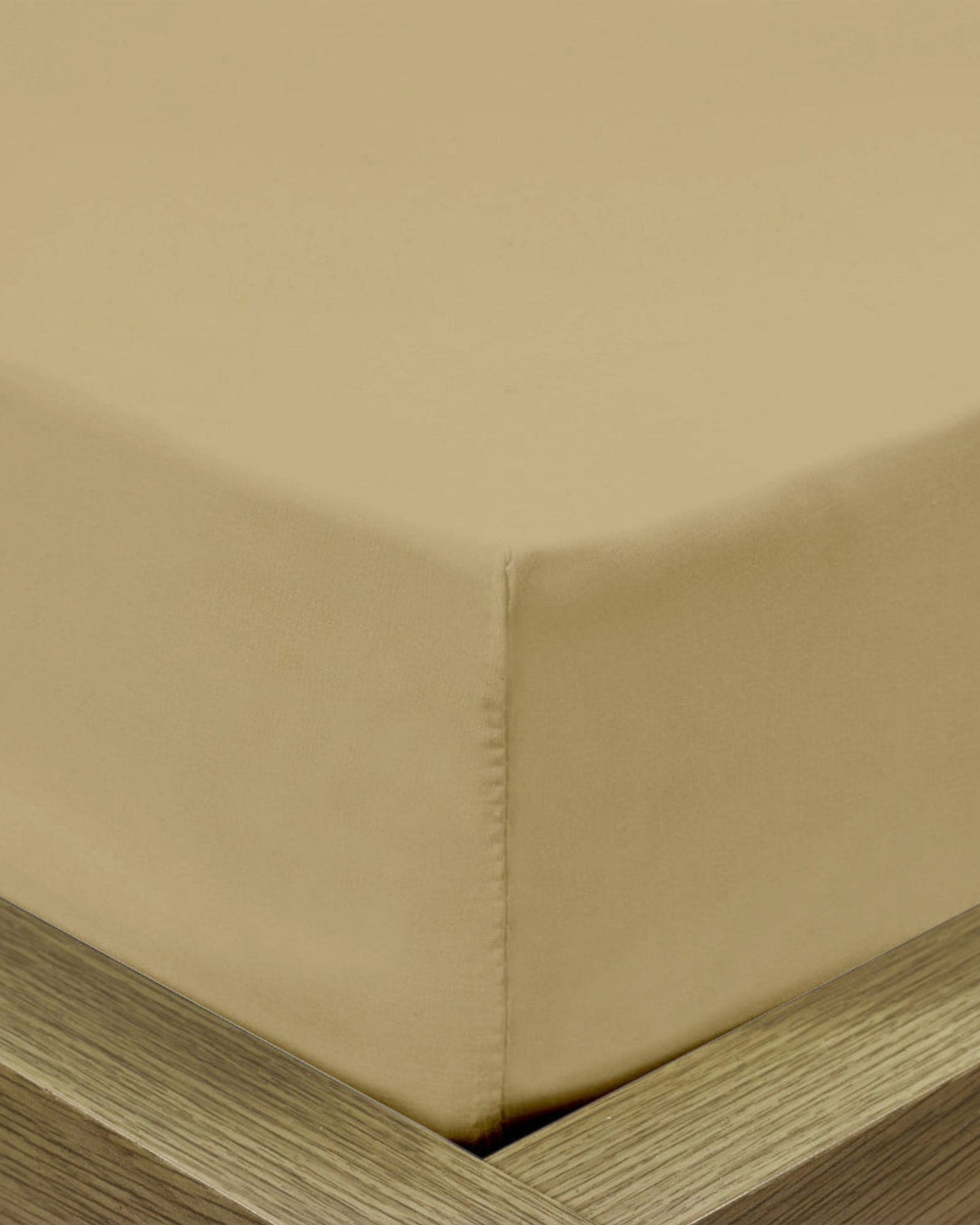 Cotton Home Fitted Sheet 1Pc Super Soft Mustard