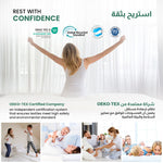 Cotton Home Mattress Topper Set 3Pc Floral