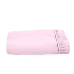 Cotton Home Fitted Sheet 1Pc Super Soft Pink