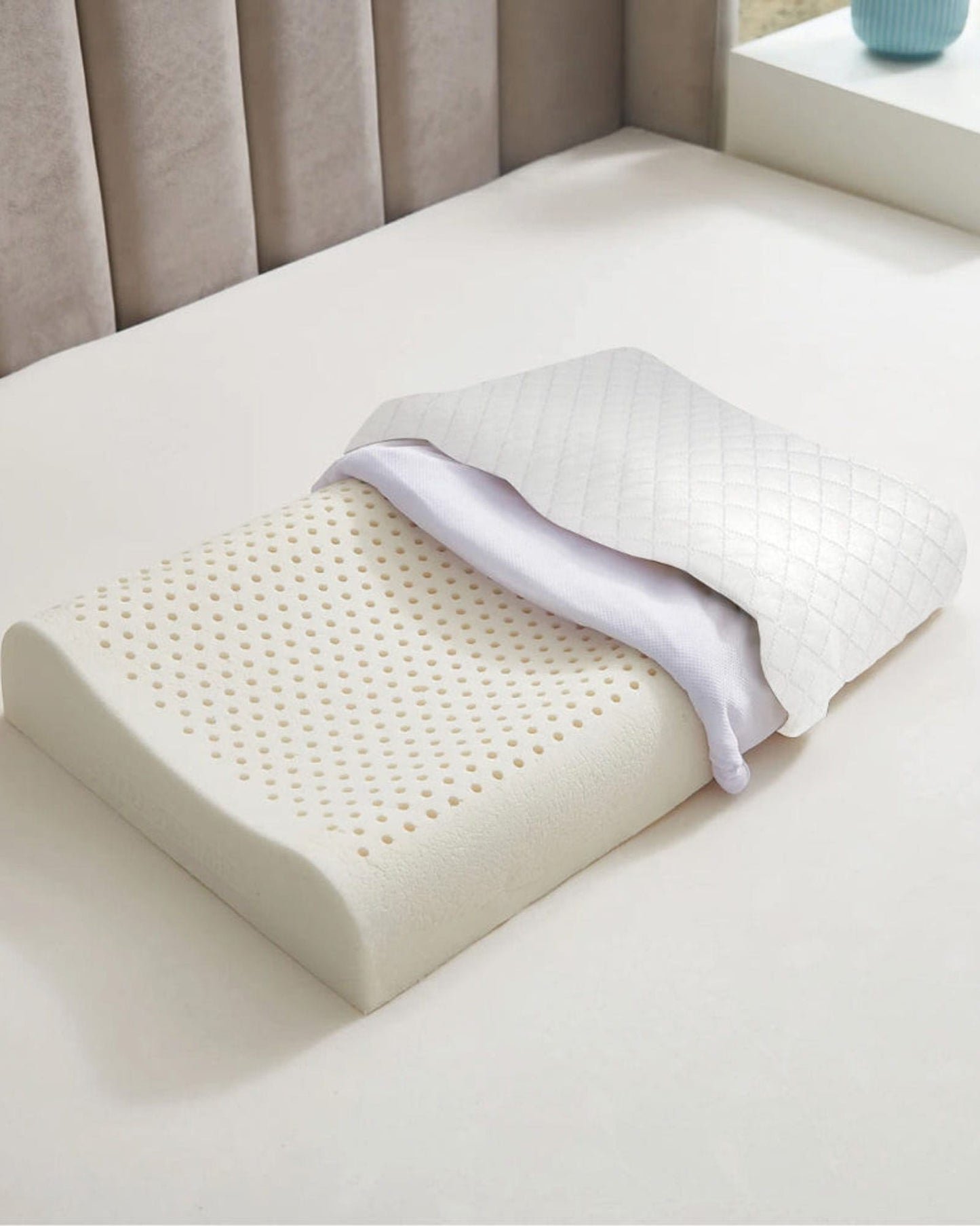 Cotton Home Pillow Smooth White