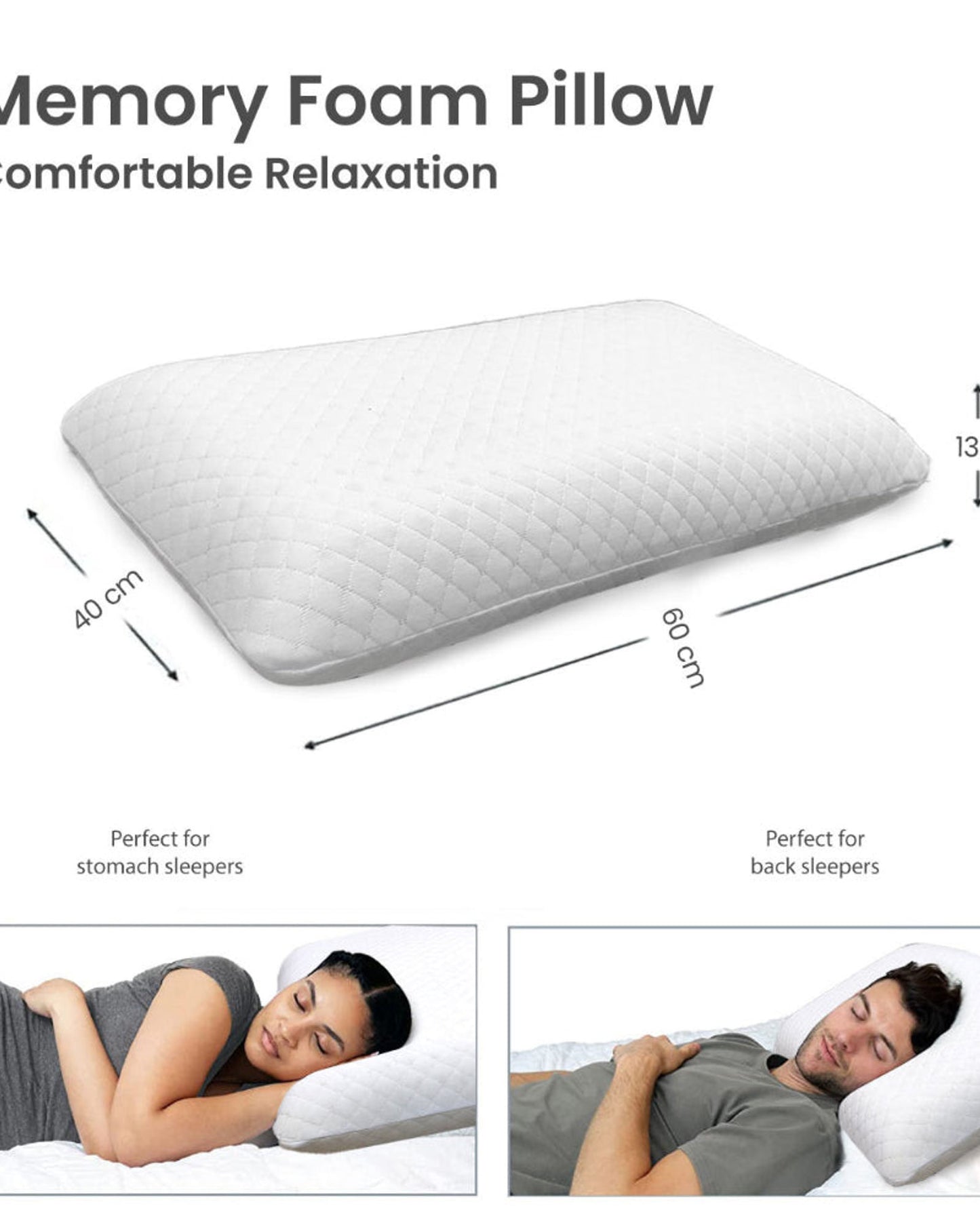 Cotton Home Pillow Venus White