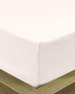 Cotton Home Fitted Sheet 1Pc Super Soft Ivory