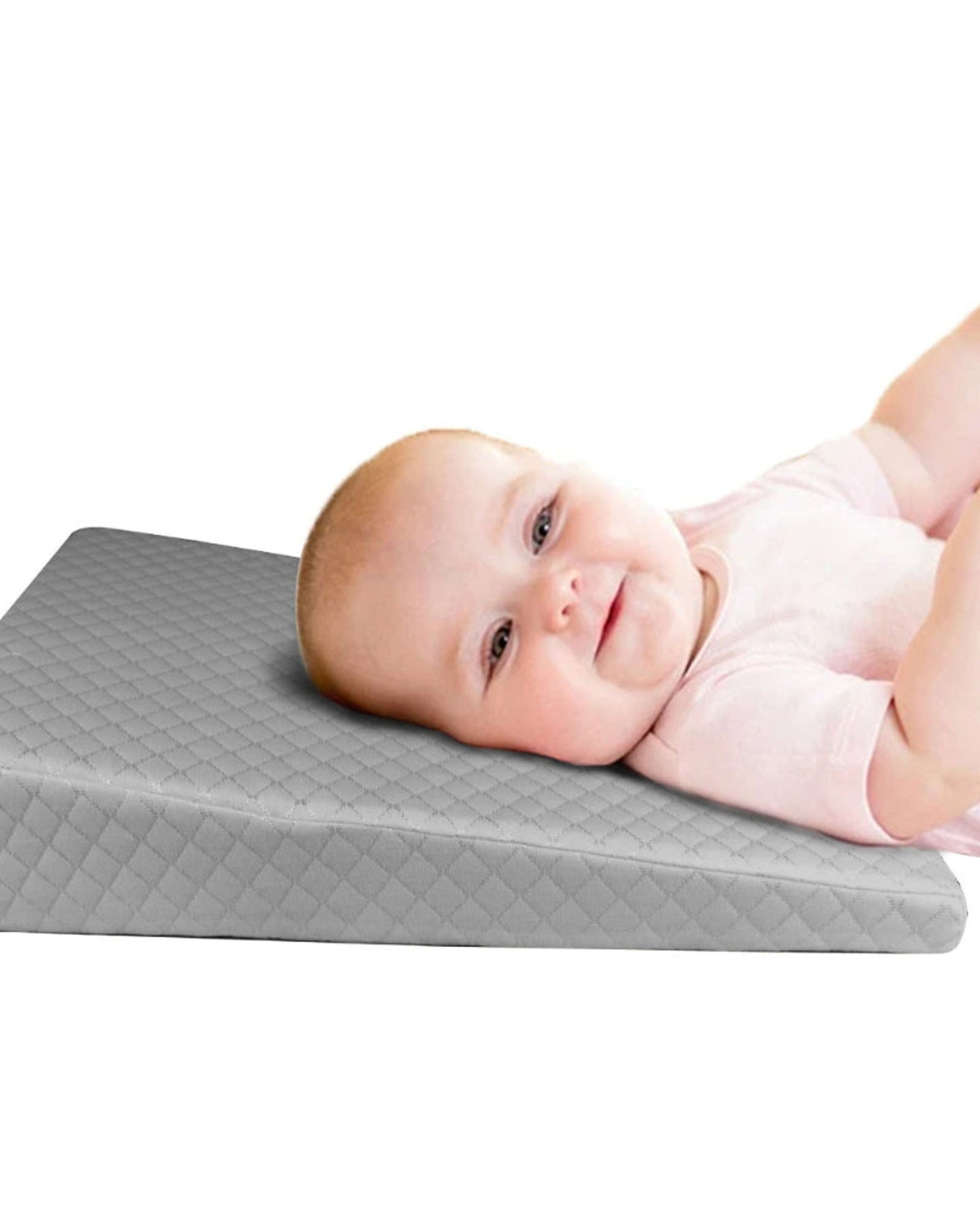 Cotton Home Pillow Smooth Wedge Grey