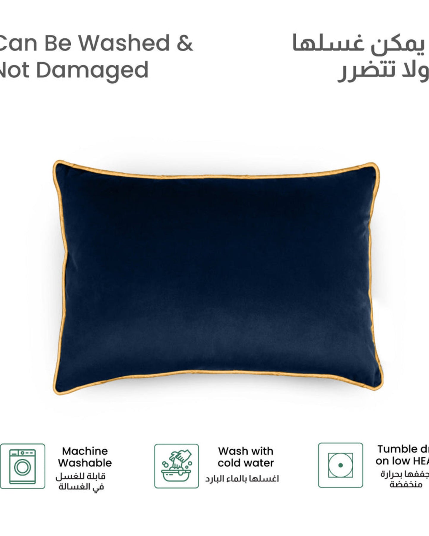 Cotton Home Cushion 2Pc Velvet