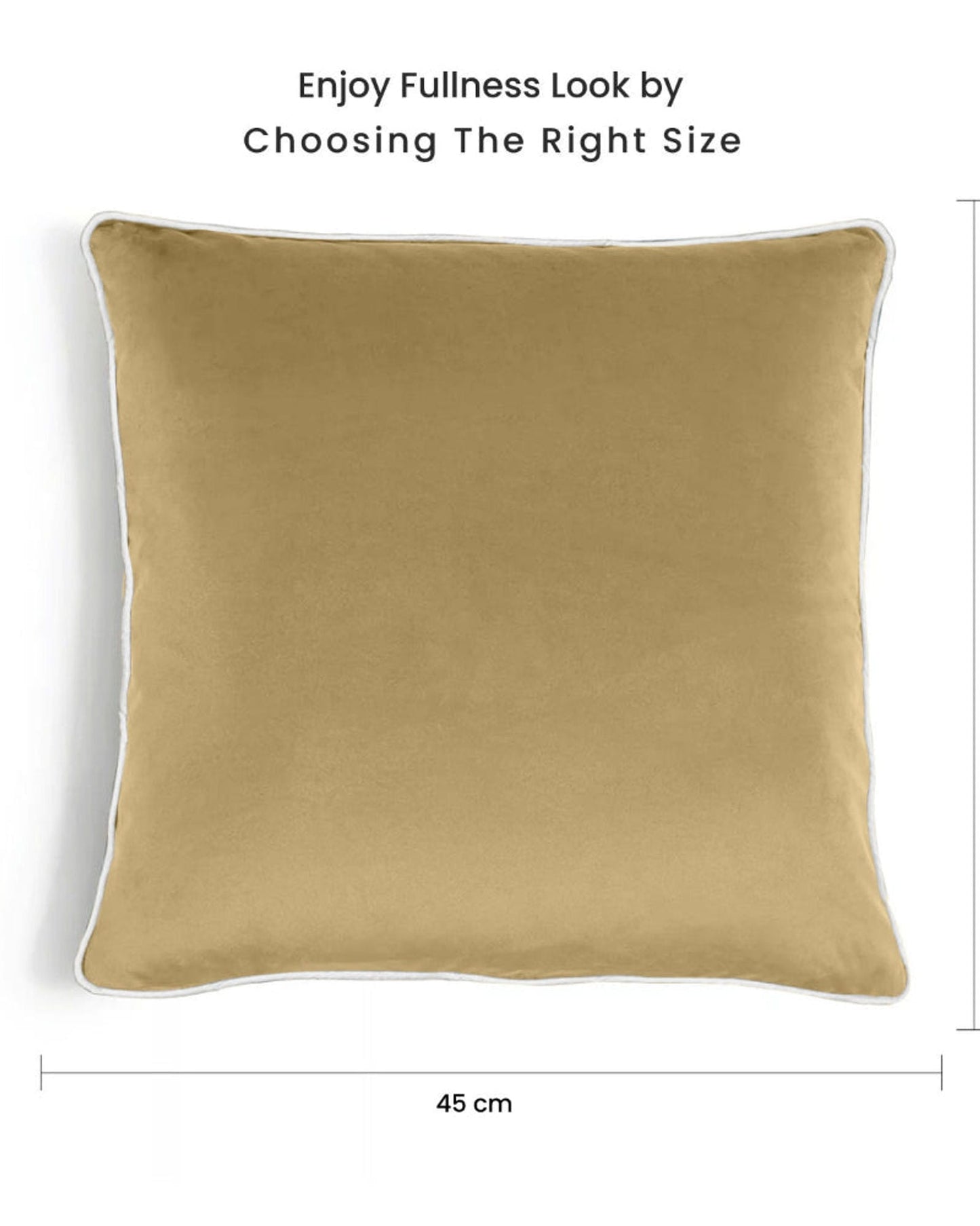 Cotton Home Cushion 2Pc Velvet
