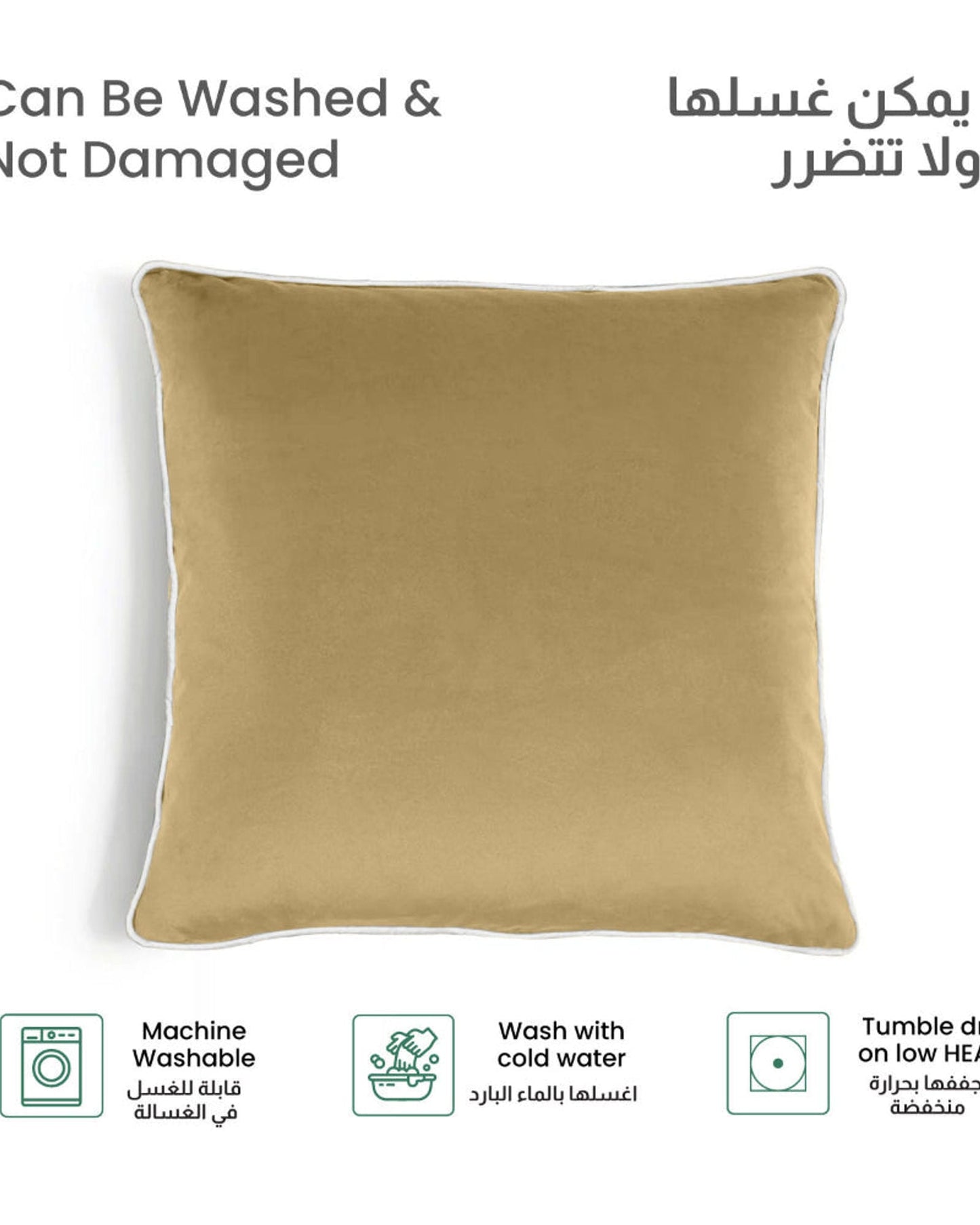 Cotton Home Cushion 2Pc Velvet