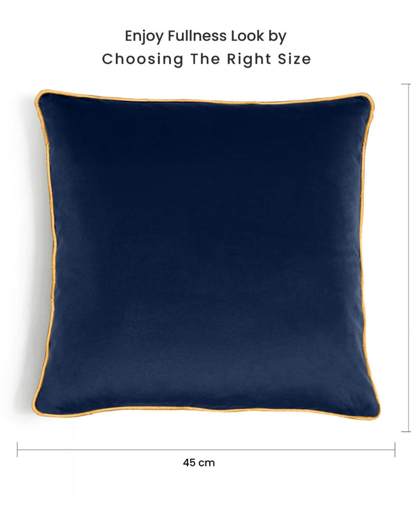 Cotton Home Cushion 2Pc Velvet
