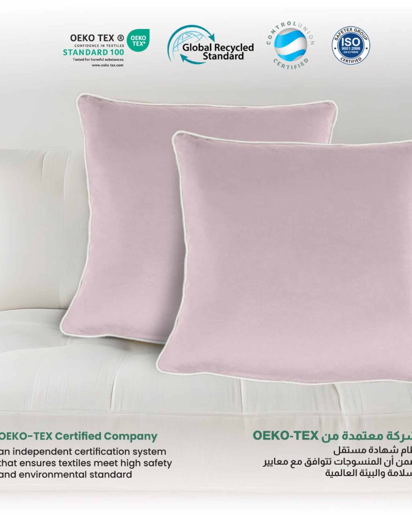Cotton Home Cushion 2Pc Velvet