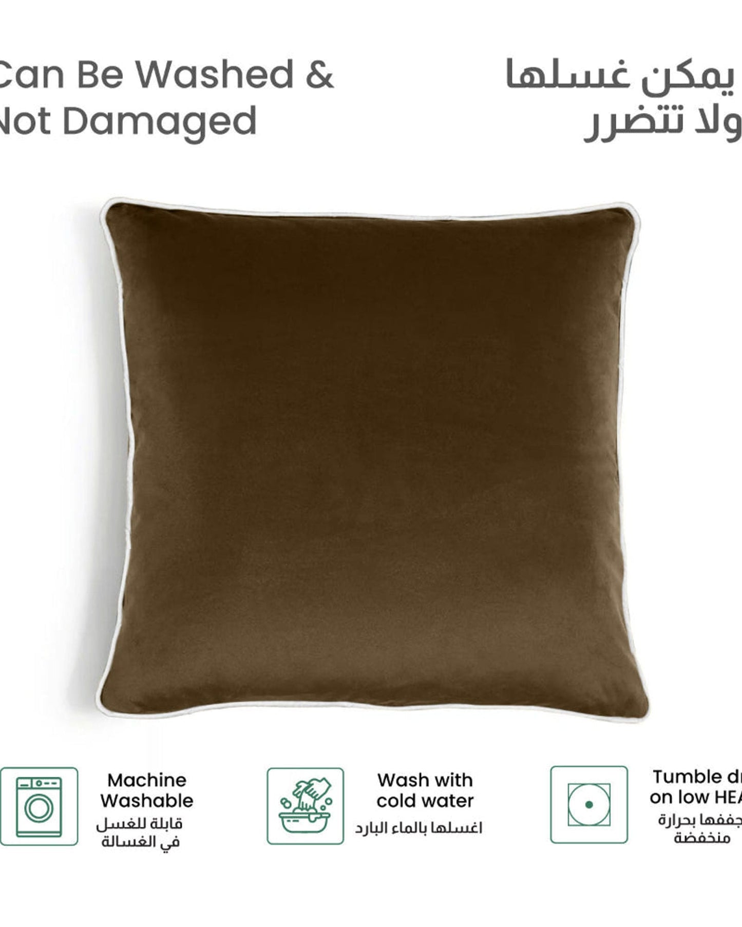 Cotton Home Cushion 2Pc Velvet