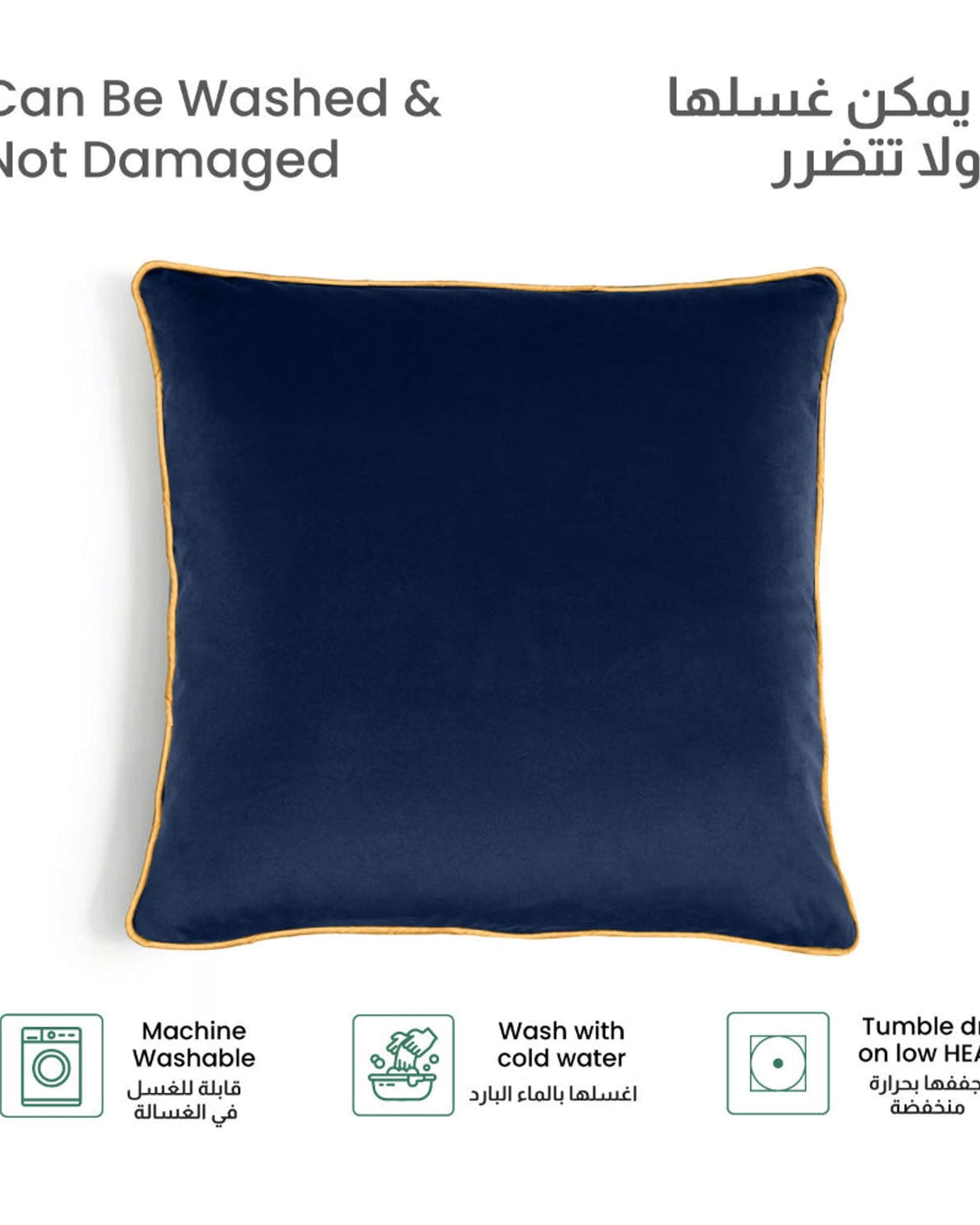 Cotton Home Cushion 2Pc Velvet