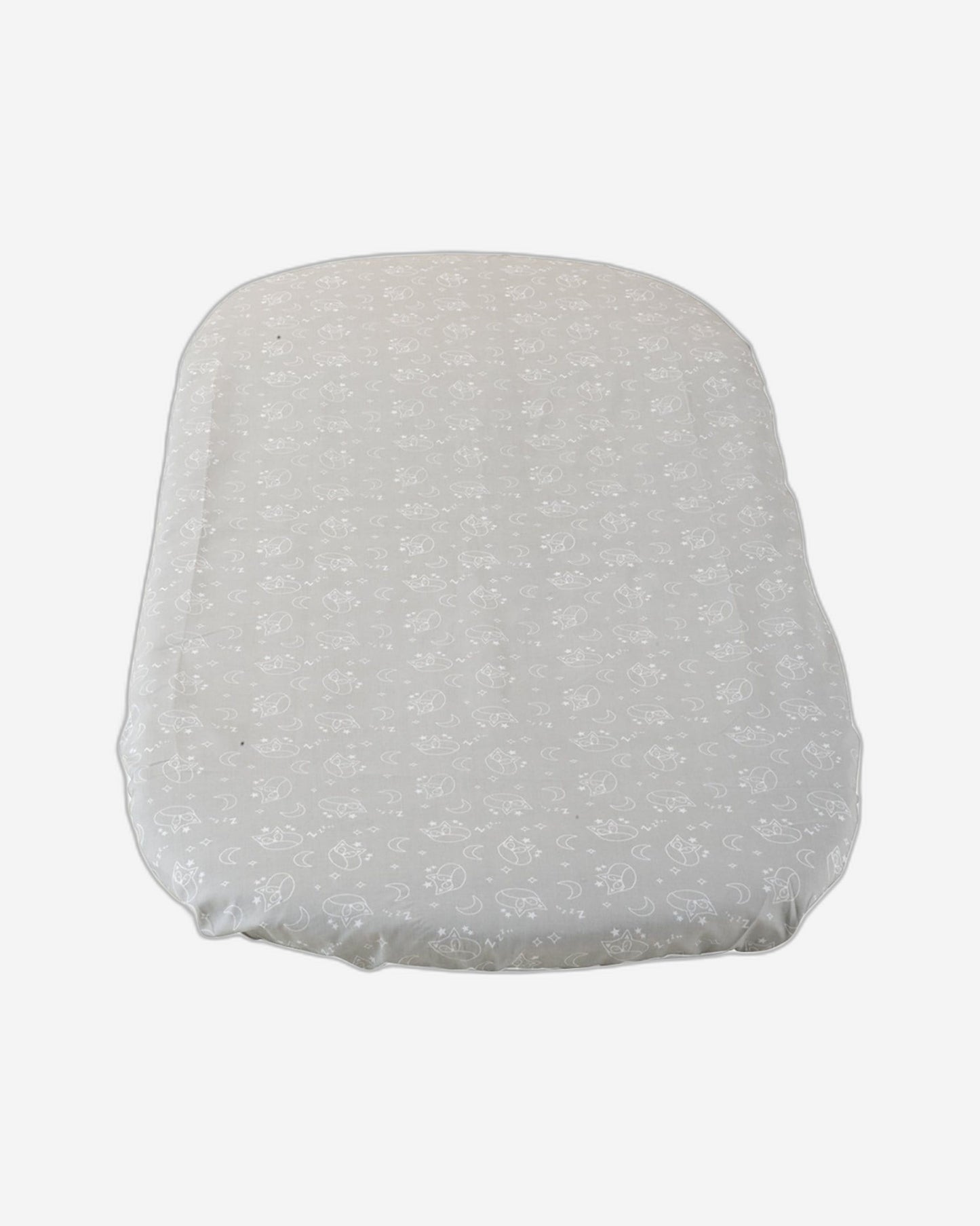 CHICCO CRIB SET 2 FITTED SHEETS FOR BABY HUG  GREY FOX