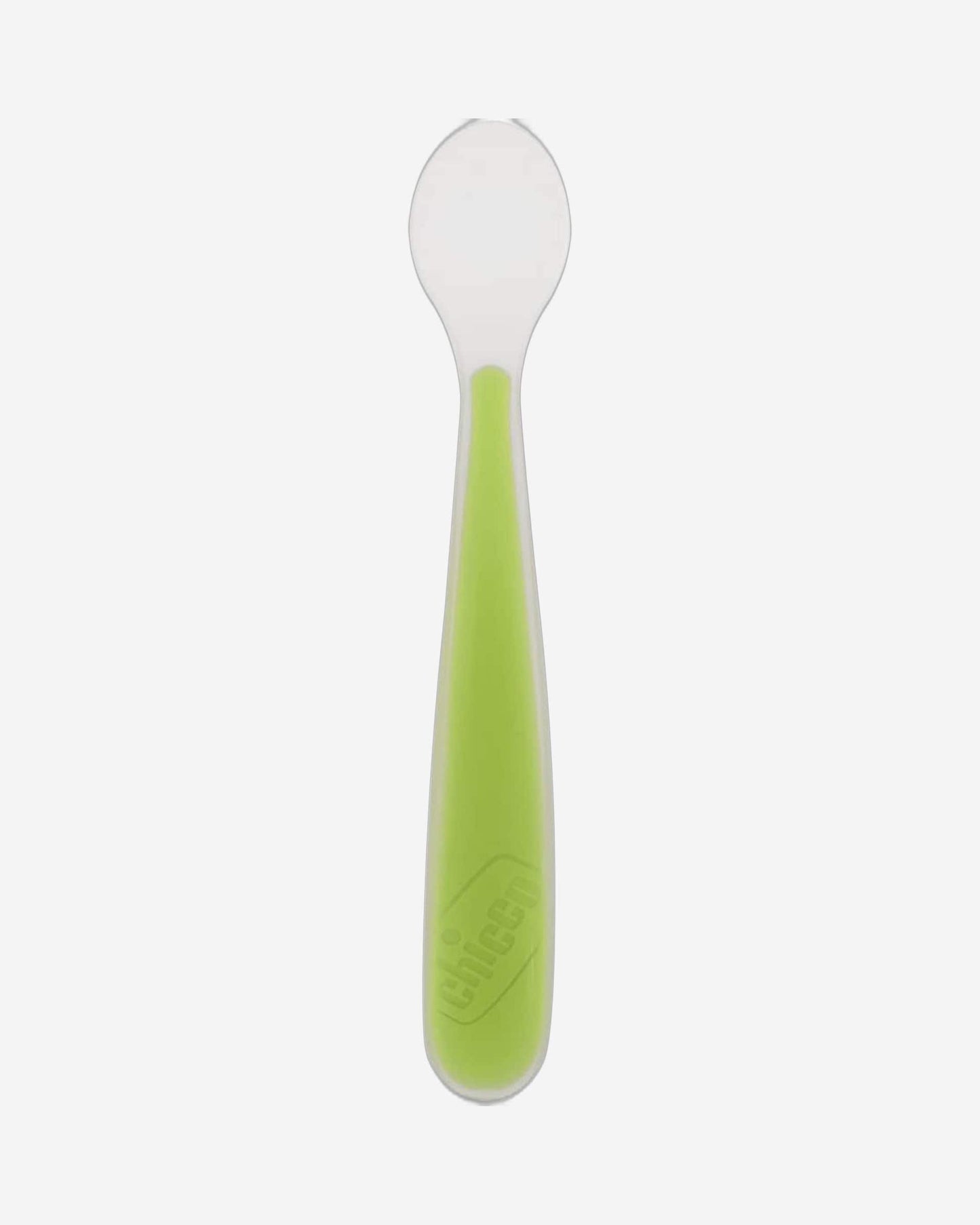 CHICCO SOFT SILICONE SPOON 6M+GREEN