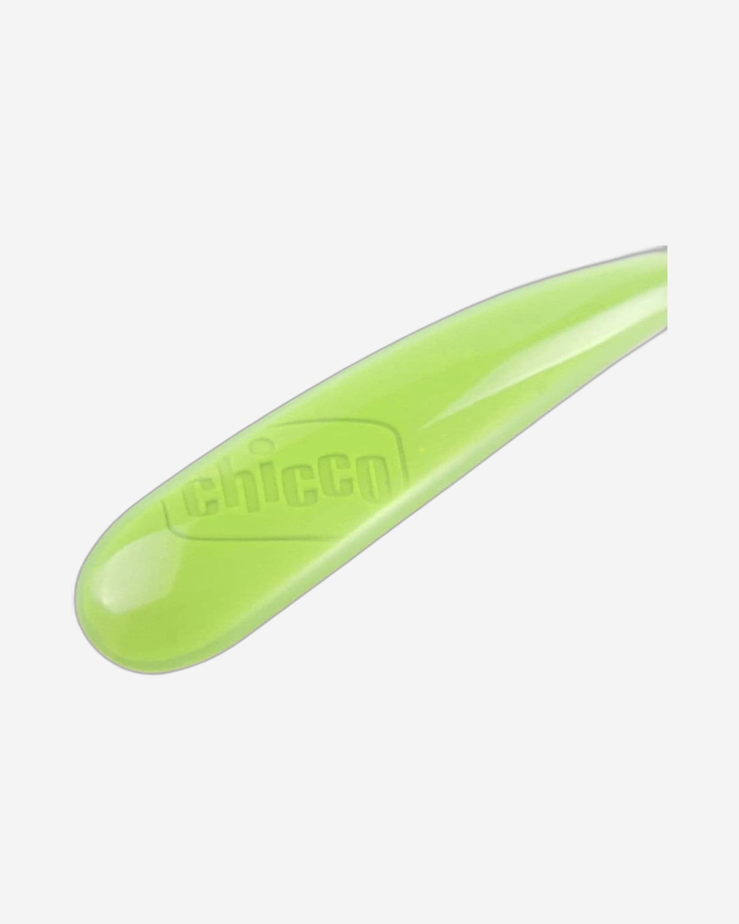 CHICCO SOFT SILICONE SPOON 6M+GREEN