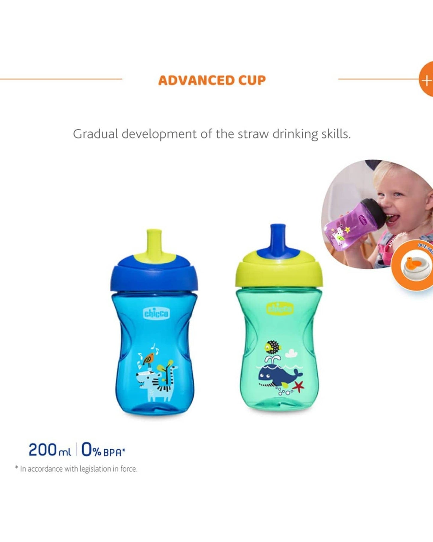 Advanced Cup Light Blue 12M+ Boy