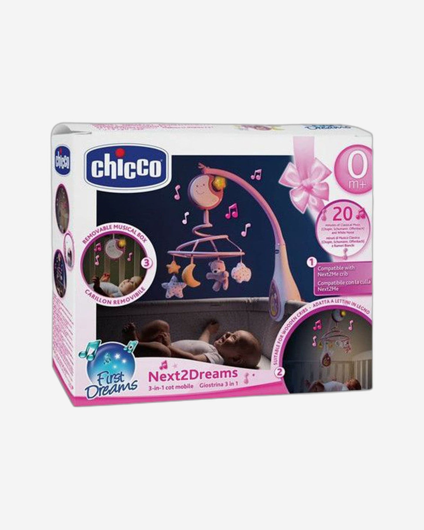 CHICCO TOY NEXT2DREAMS MOBILE PINK