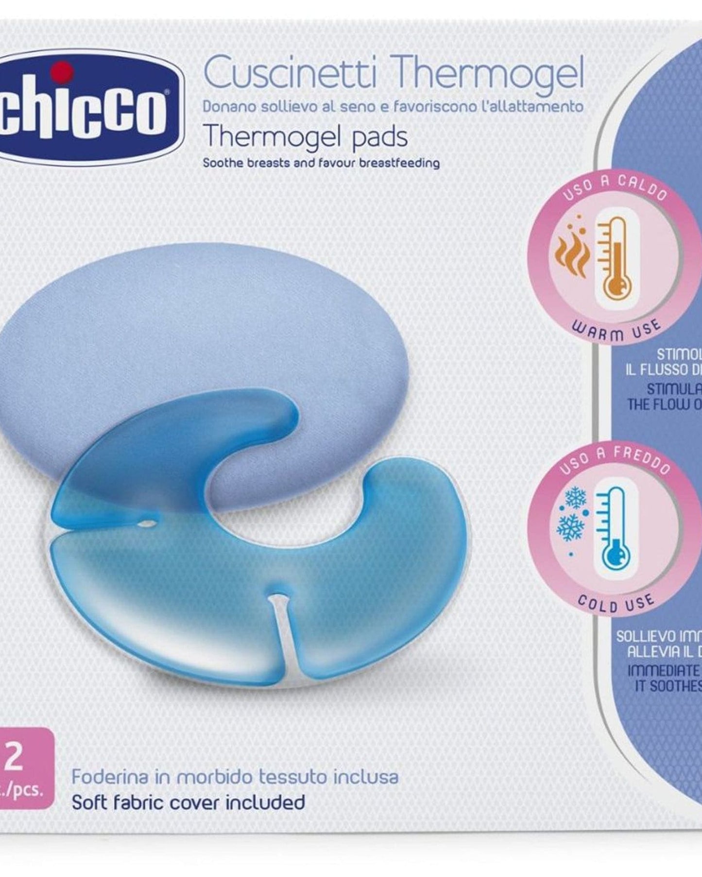 CHICCO SOOTHING THERMOGEL NURSING PADS 2PCS