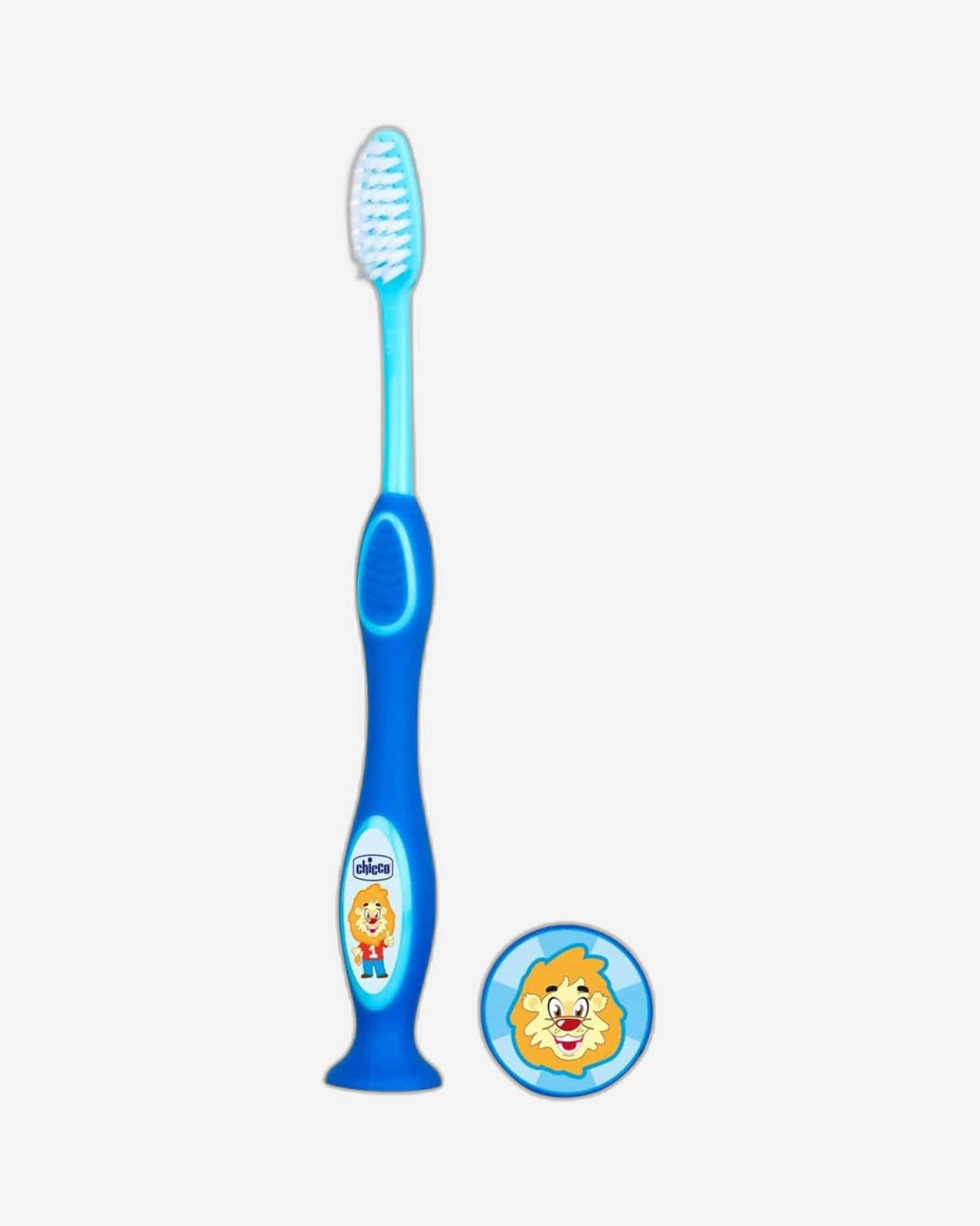 Chicco Milk Teeth Toothbrush for 3 to 6 Years Kids - Blue - CH090792