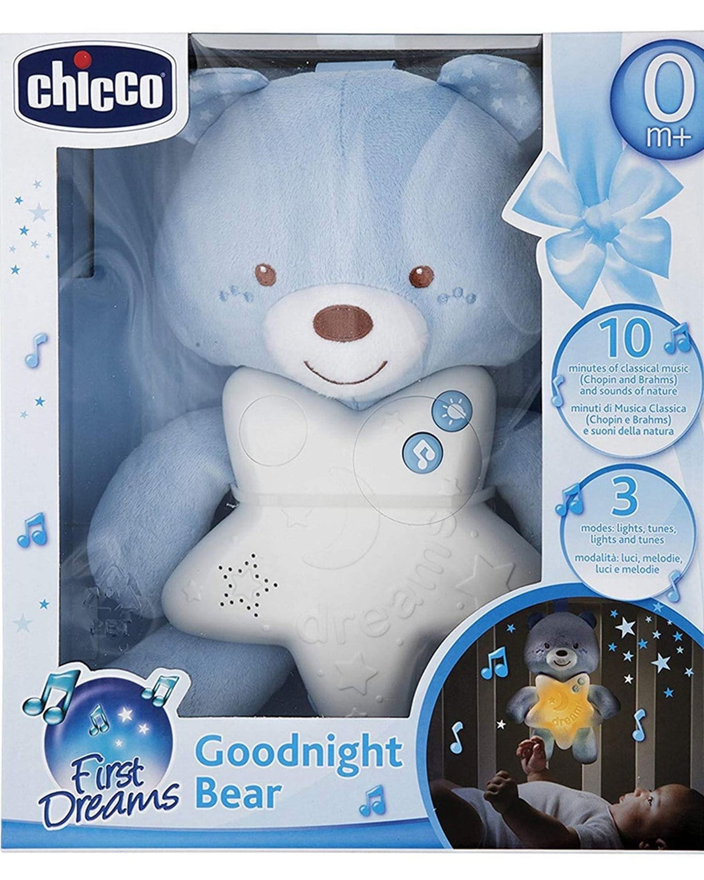 CHICCO TOY FIRST DREAMS GOODNIGHT BEAR BLUE
