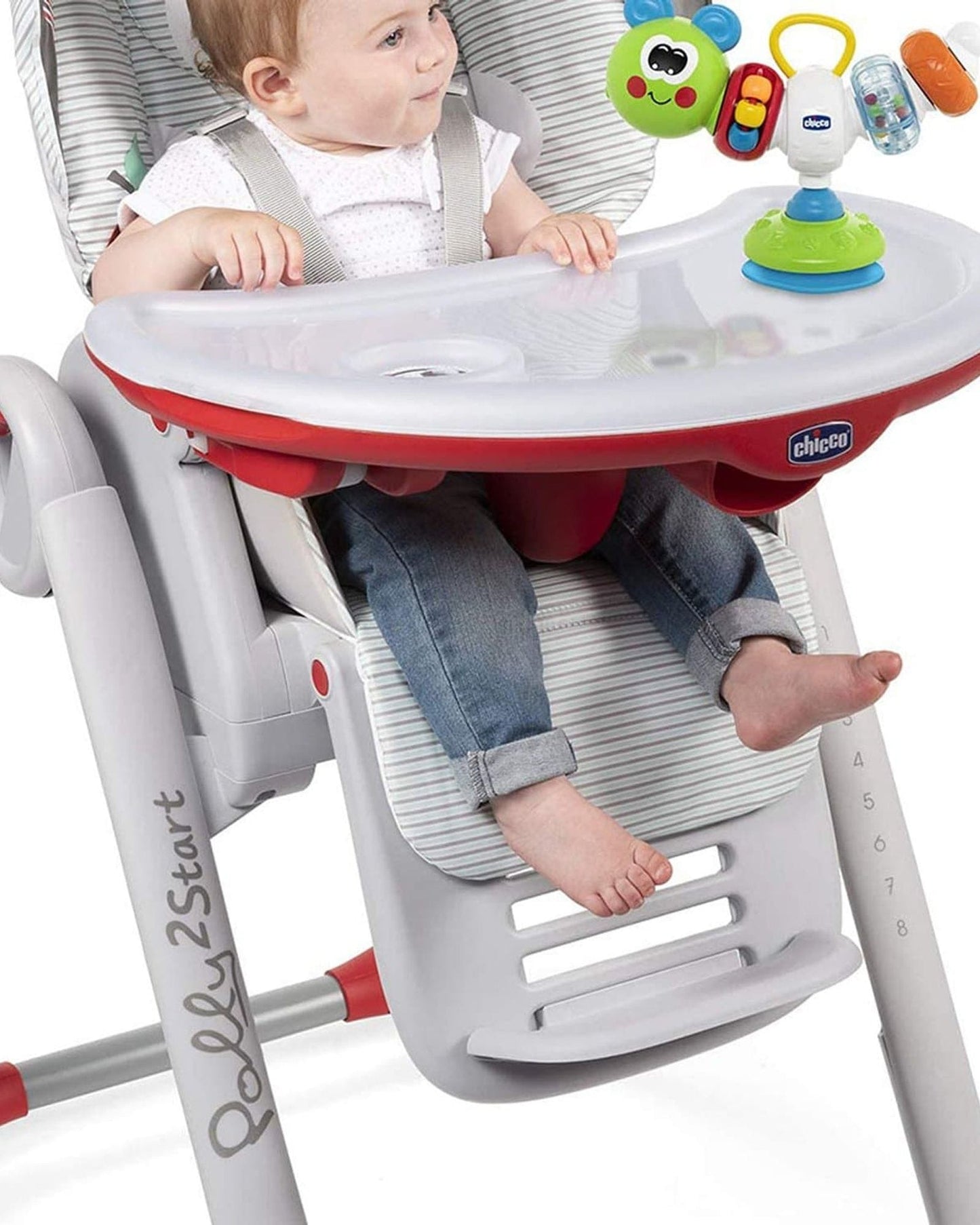 CHICCO PHILL THE CATERPILLAR HIGHCHAIR TOY 6M-18M