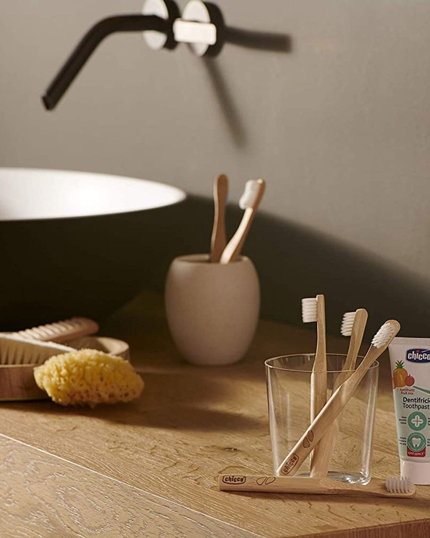 CHICCO BAMBOO TOOTHBRUSH 3Y+