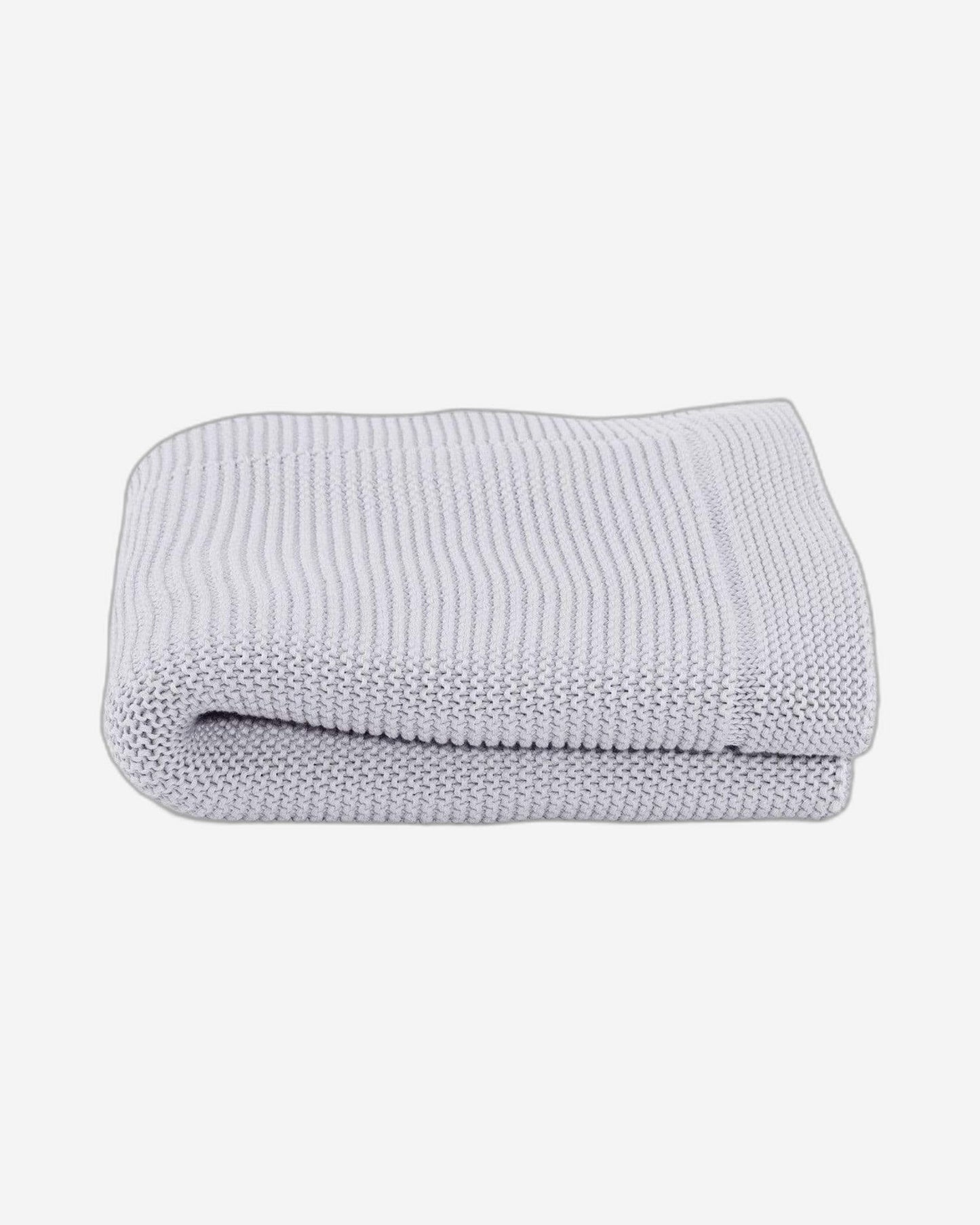 TRICOT BLANKET LIGHT GREY
