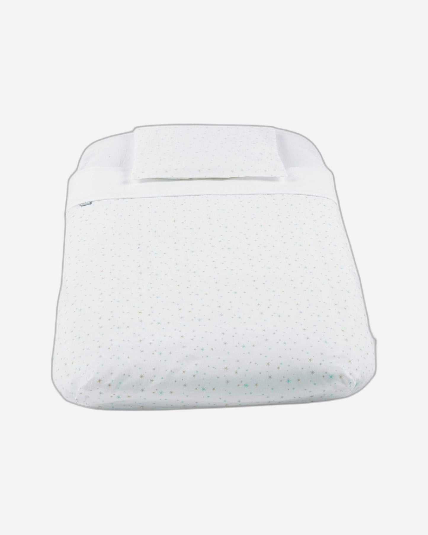 DUVET SET 4 PIECES FOR NEXT2ME GREY STRIPES