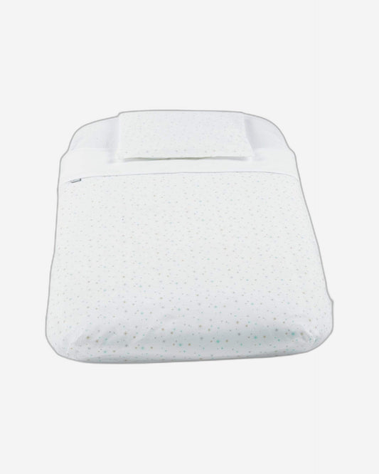 DUVET SET 4 PIECES FOR NEXT2ME GREY STRIPES