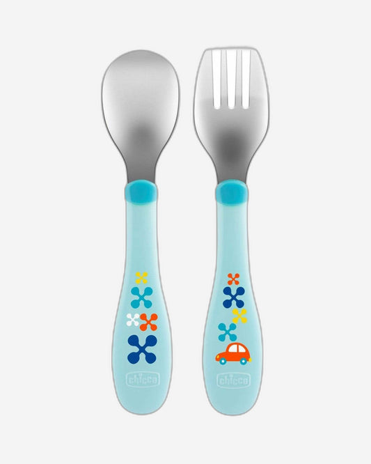 METAL CUTLERY 18M+ Blue