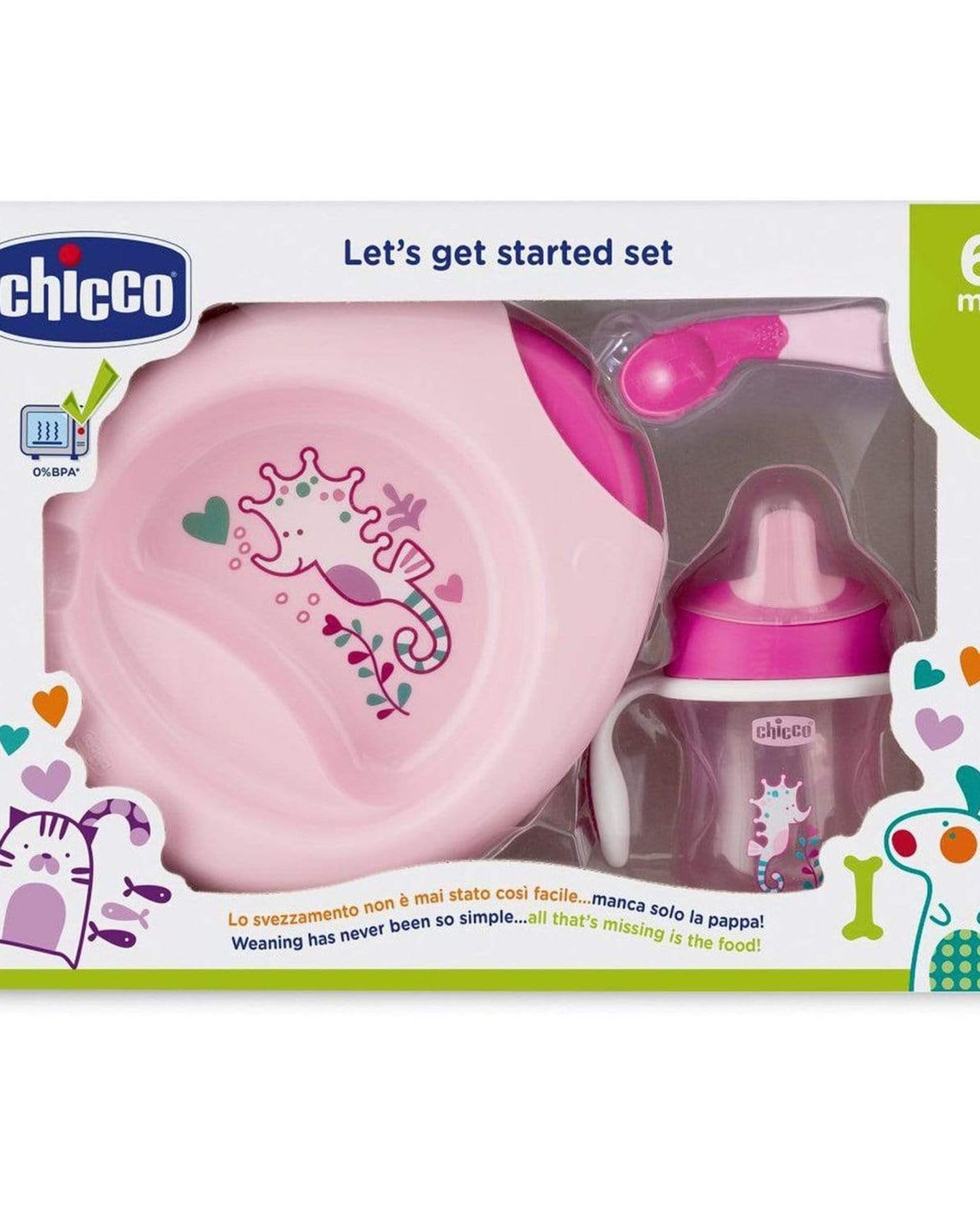 WEANING SET 6M+ ROSE