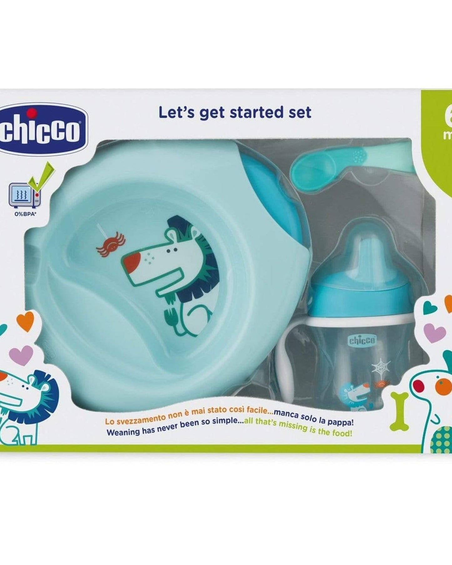 WEANING SET 6M+ BLUE
