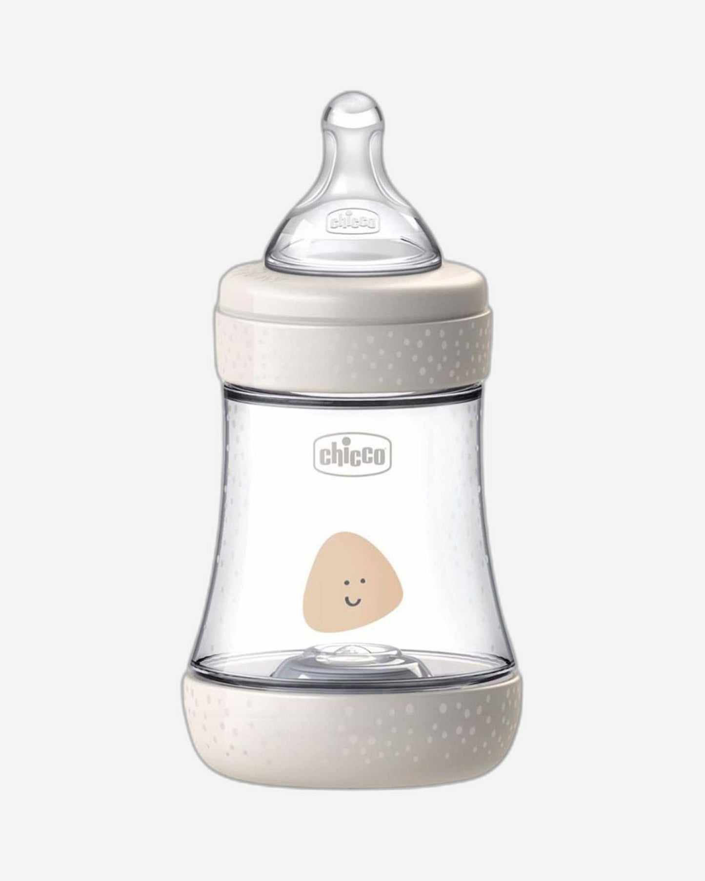 CHICCO PERFECT 5 FEEDING BOTTLE 150ML SLOW FLOW 0M+ SILICONE NEUTRAL