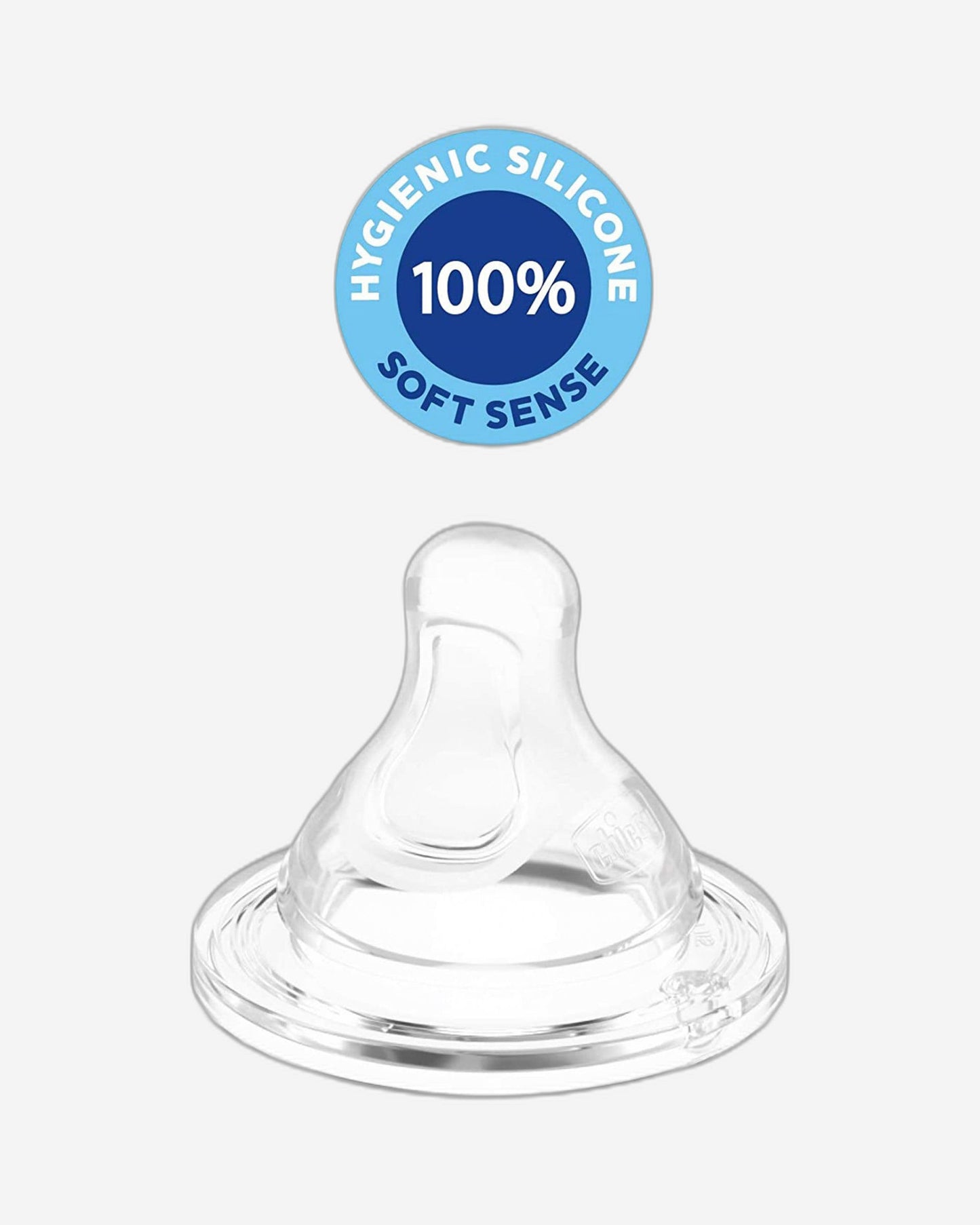 CHICCO PERFECT 5 PHYSIO TEAT 2M+ MEDIUM FLOW 2PCS SILICONE