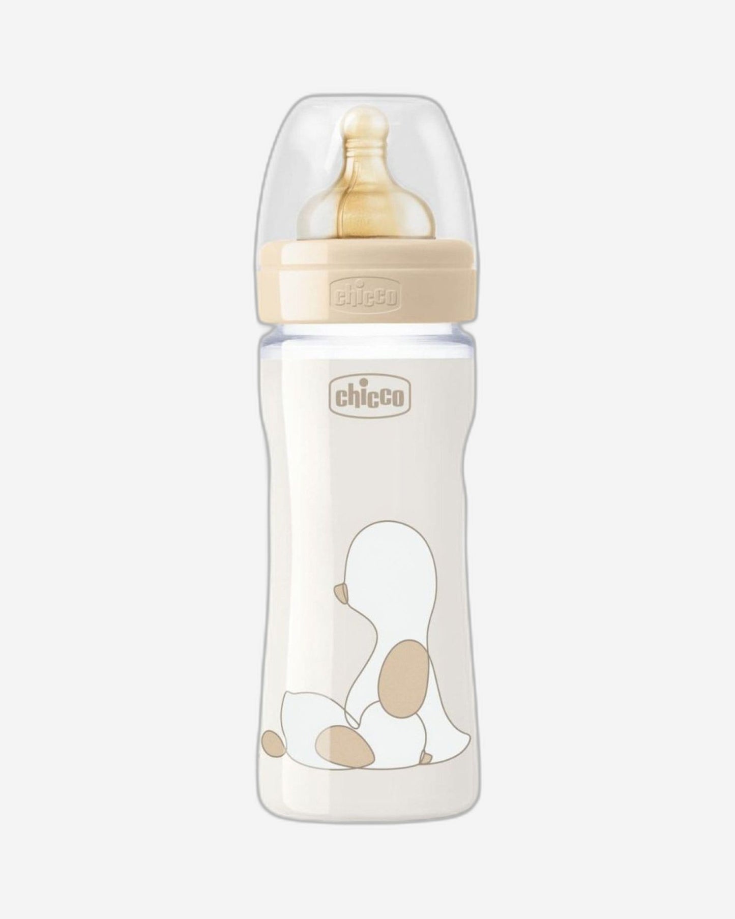 CHICCO ORIGINAL TOUCH FEEDING BOTTLE 250ML ADJUSTABLE FLOW 2M+ LATEX NEUTRAL