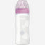 CHICCO WELL-BEING GLASS BOTTLE 240ML SLOW FLOW 0M+ SILICONE PINK