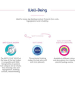 CHICCO WELL-BEING GLASS BOTTLE 240ML SLOW FLOW 0M+ SILICONE BLUE