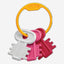 CHICCO TEETHING KEY RING PINK 3M+