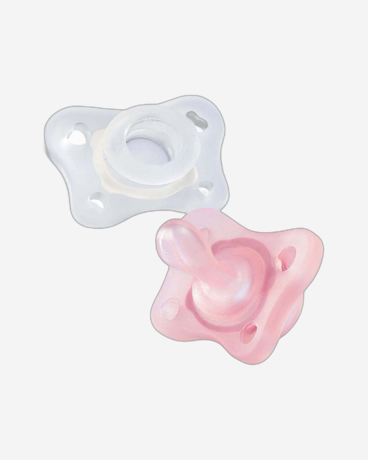 CHICCO PHYSIOFORMA¿ MINI SOFT SILICONE SOOTHER 0-2M 2PCS  PINK