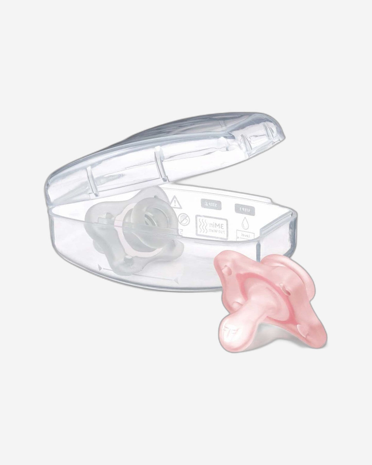 CHICCO PHYSIOFORMA¿ MINI SOFT SILICONE SOOTHER 0-2M 2PCS  PINK