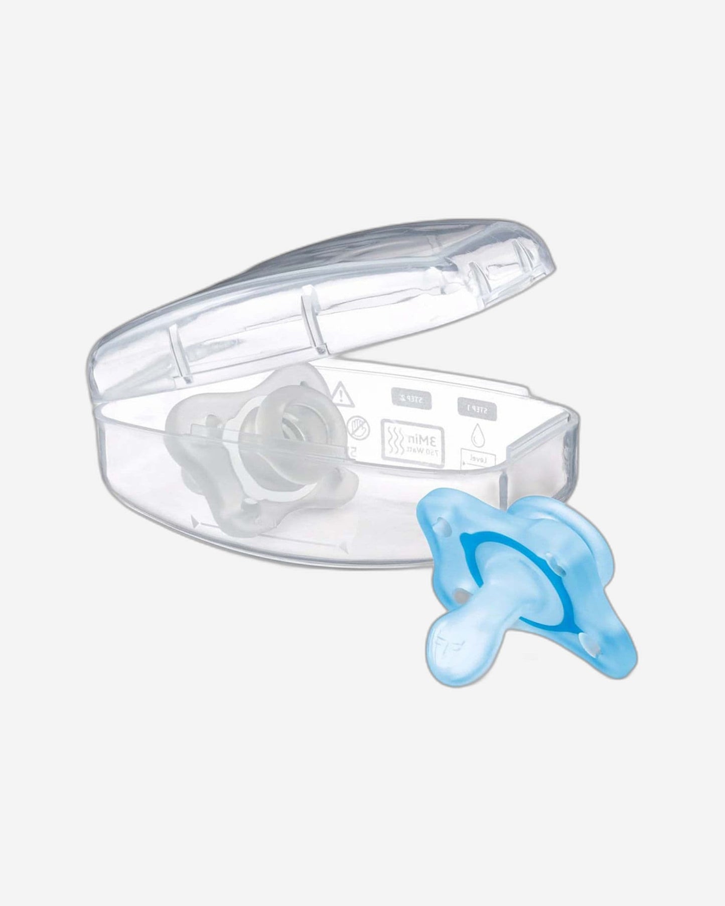 CHICCO PHYSIOFORMA¿ MINI SOFT SILICONE SOOTHER 0-2M 2PCS  BLUE