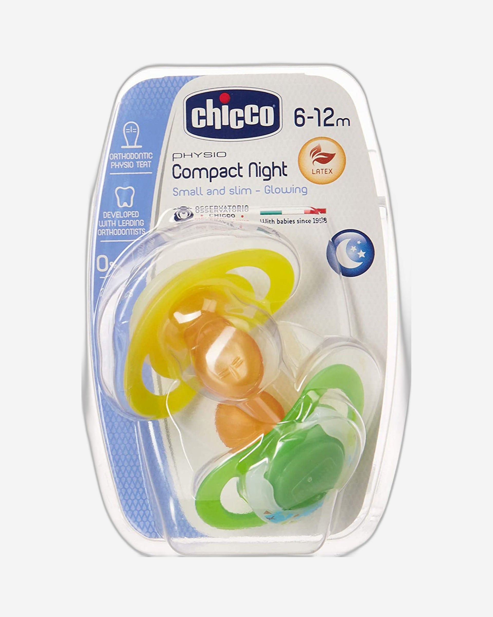 CHICCO PHYSIORING LUMI 6-12M 2PCS