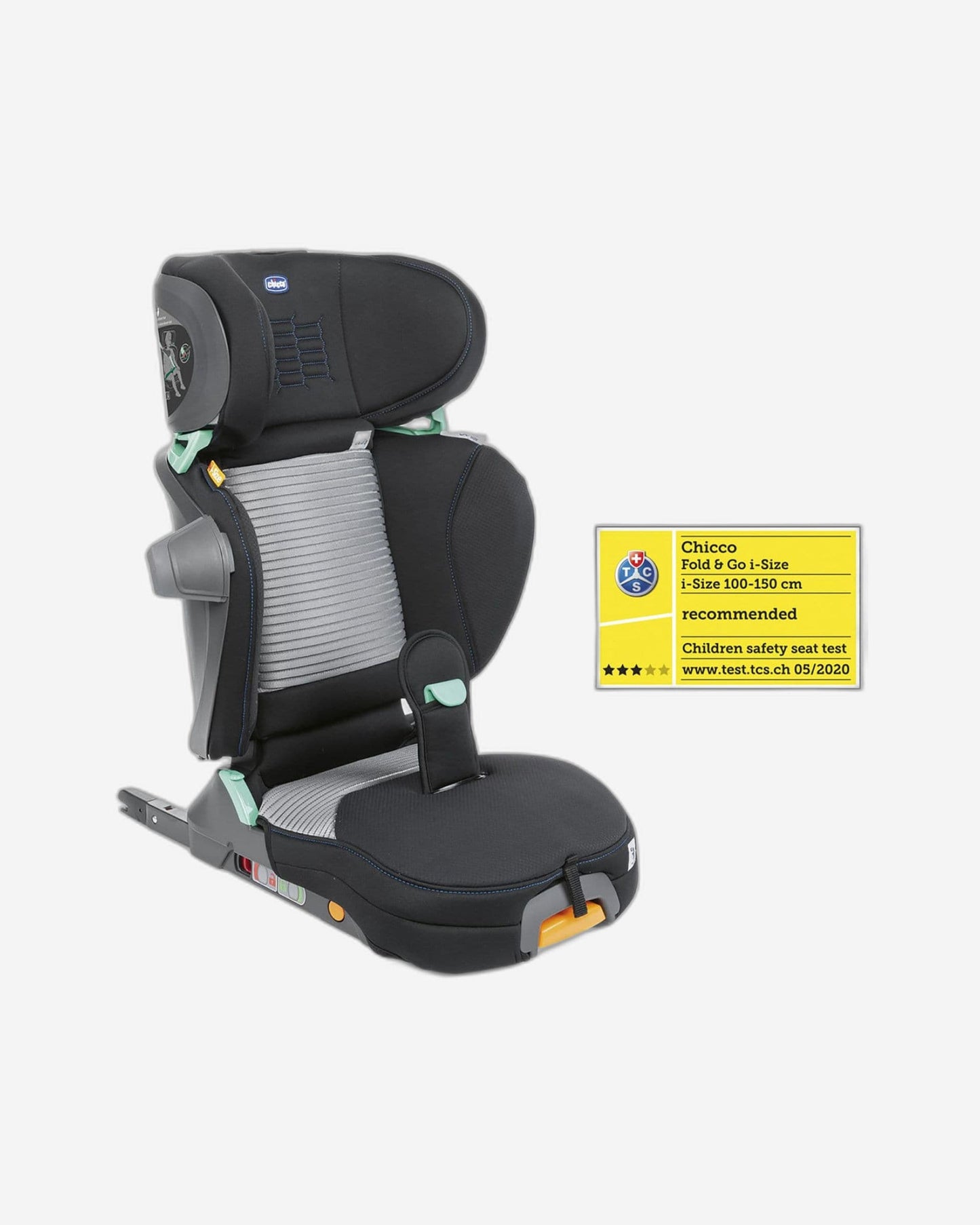 CHICCO FOLD&GO I-SIZE AIR B.CAR SEAT BLACK AIR