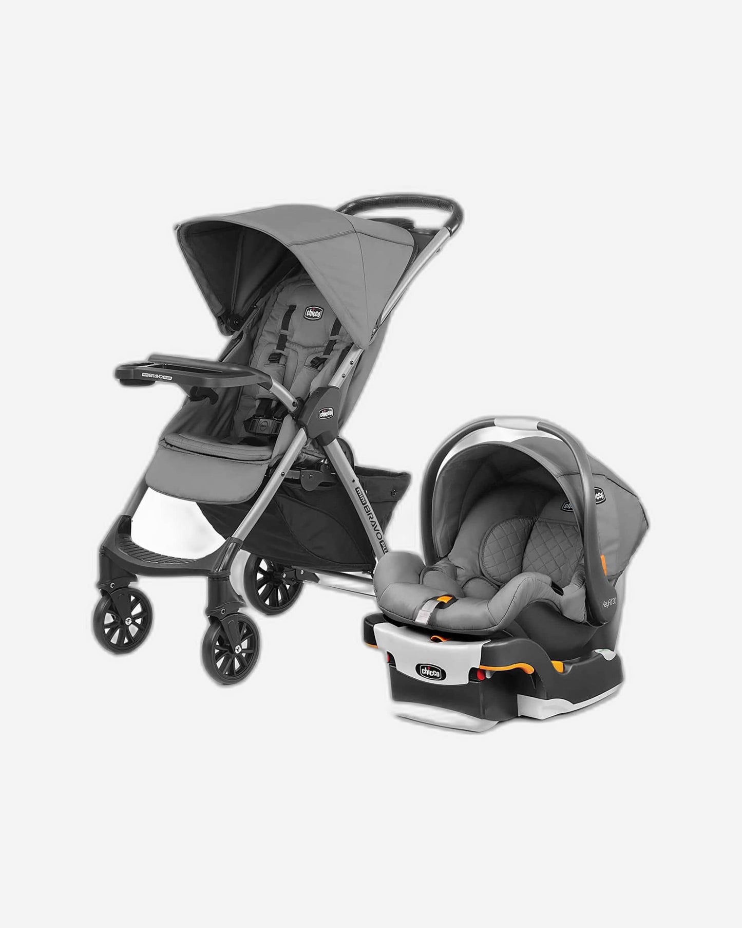 CHICCO MINI BRAVO PLUS TRAVEL SYSTEM SLATE
