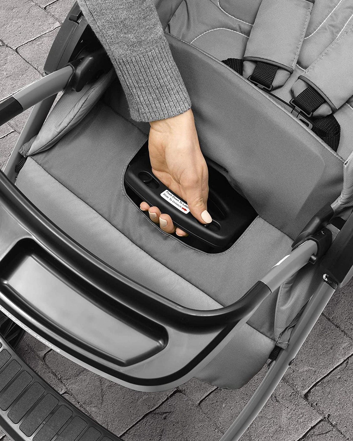 CHICCO MINI BRAVO PLUS TRAVEL SYSTEM SLATE