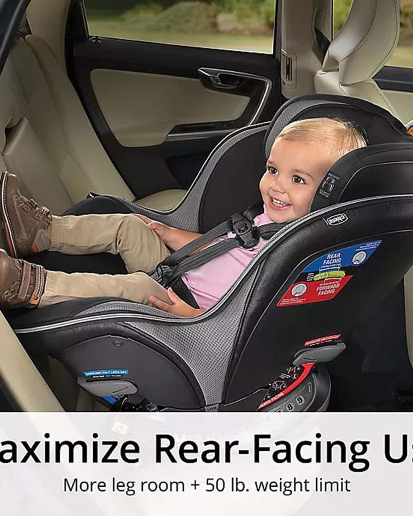 CHICCO NEXTFIT MAX ZIP AIR CONVERTIBLE CAR SEAT - VERO 4-65 LBS/2-30 KG  VERO