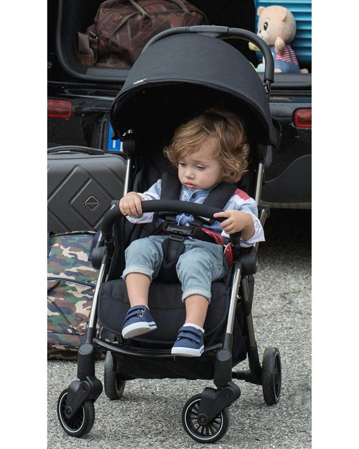CHICCO CHEERIO STROLLER 0M-3Y  JET BLACK